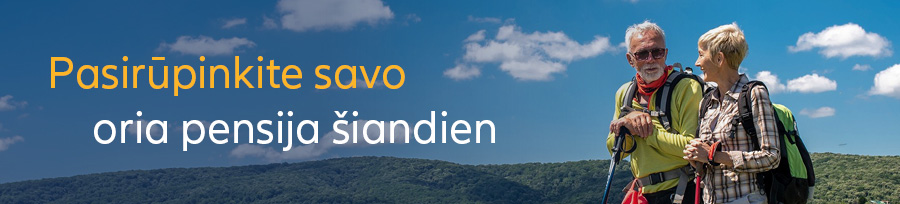 Pasirūpinkite savo oria pensija šiandien